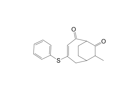 7-Methyl-4-(phenylthio)bicyclo[4.2.2]dec-3-ene-2,8-dione