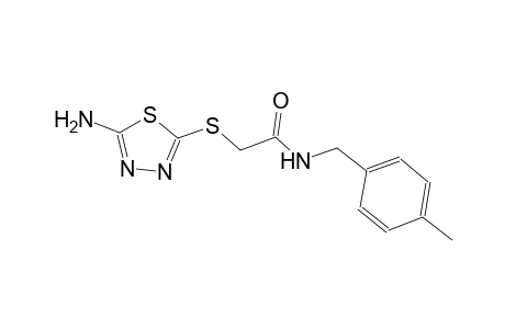 acetamide, 2-[(5-amino-1,3,4-thiadiazol-2-yl)thio]-N-[(4-methylphenyl)methyl]-