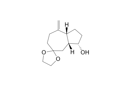 (3.alpha.,3a.beta.,8a.beta.)-octahydro-8-methylenespiro[azulene-5-(1H),2'-[1,3]dioxolan]-3-ol