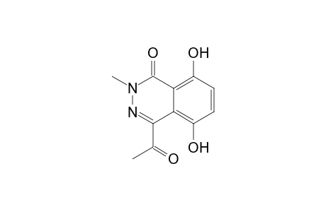 4-Acetyl-5,8-dihydroxy-2-methyl-2H-phthalzine-1-one