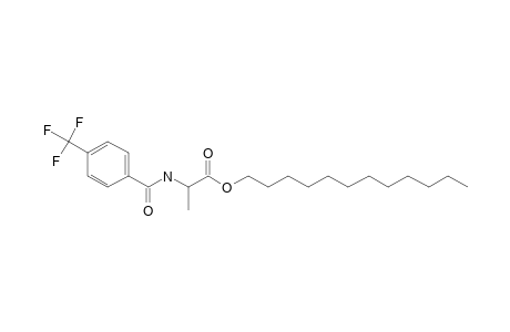 L-Alanine, N-(4-rtifluoromethylbenzoyl)-, dodecyl ester