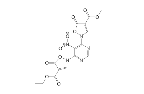 4,6-Bis(4-ethoxycarbonyl-5-oxo-2,5-dihydroisoxazolin-2-yl)-5-nitropyrimidine
