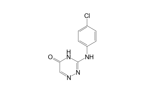 1,2,4-Triazin-5(4H)-one, 3-[(4-chlorophenyl)amino]-