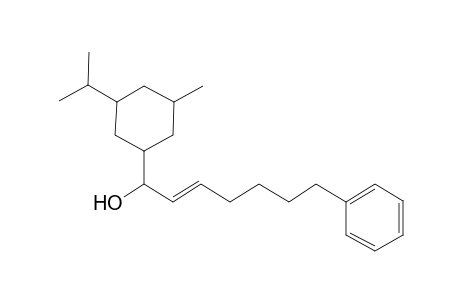 7-Phenyl-1-(3'-isopropyl-5'-methylcyclohexyl)-2-hepten-1.alpha.-ol