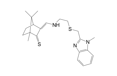 2-[{2'-[(2''-Thioxobornan-1''-yl)methyleneamino]ethylthio}methyl]-1-methylbenzo-(1,3)-imidazole