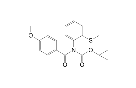 tert-Butyl 4-methoxybenzoyl[2-(methylthio)phenyl]-carbamate