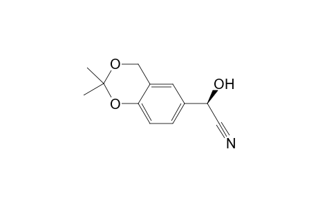 (R)-2-Hydroxy-2-(O,O-isopropylidene-4-hydroxy-3-hydroxymethylphenyl)acetonitrile