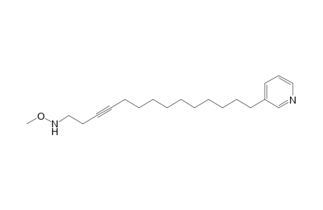 Methoxy-[14-(3-pyridyl)tetradec-3-ynyl]amine