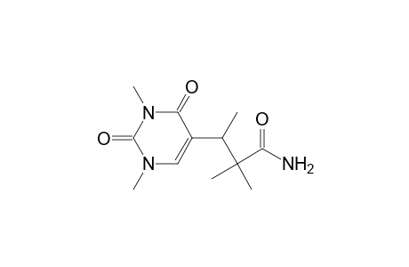 5-Pyrimidinepropanamide, 1,2,3,4-tetrahydro-.alpha.,.alpha.,.beta.,1,3-pentamethyl-2,4-dioxo-