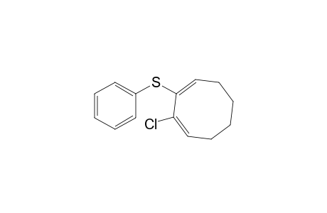 (1E,3E)-2-chloranyl-3-phenylsulfanyl-cycloocta-1,3-diene