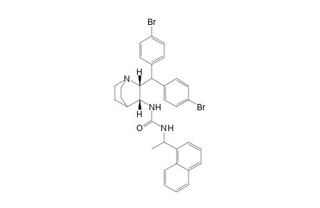 (+)-cis-2-[Bis(4-bromophenyl)methyl]-N-[[1-(1-naphthyl)ethyl]carbamoyl]-1-azabicyclo[2.2.2]octan-3-amine