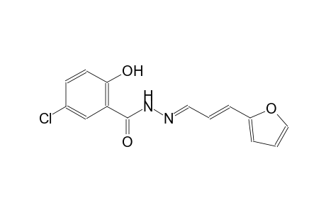 5-chloro-N'-[(E,2E)-3-(2-furyl)-2-propenylidene]-2-hydroxybenzohydrazide