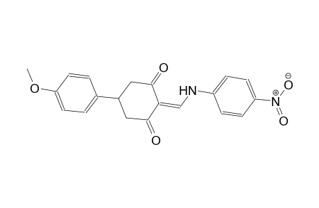 5-(4-methoxyphenyl)-2-[(4-nitroanilino)methylene]-1,3-cyclohexanedione