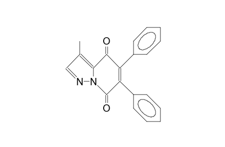 3-Methyl-5,6-diphenylpyrazolo[1,5-a]pyridine-4,7-dione