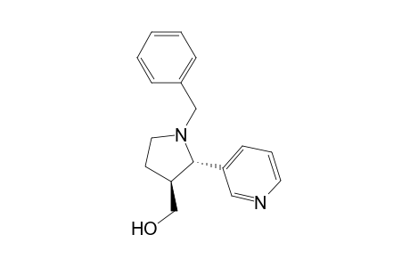 1-Benzyl-trans-3-(hydroxymethyl)-2-(3-pyridyl)-pyrrolidine