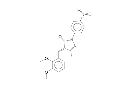 4-(2,3-Dimethoxybenzylidene)-3-methyl-1-(4-nitrophenyl)-2-pyrazolin-5-one