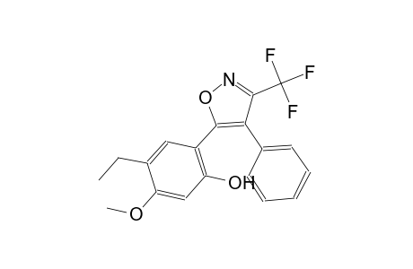 phenol, 4-ethyl-5-methoxy-2-[4-phenyl-3-(trifluoromethyl)-5-isoxazolyl]-