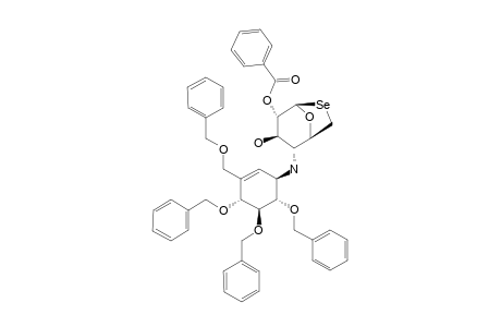 2-O-BENZOYL-1,6-EPISELENO-4-[(1R,4R,5S,6S)-4,5,6-TRIBENZYLOXY-3-(BENZYLOXYMETHYL)-CYCLOHEX-2-ENYL]-AMINO-1,4,6-TRIDEOXY-BETA-D-GLUCOSE