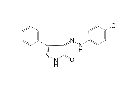 Pyrazole-4,5(1H)-dione, 3-phenyl-, 4-(4-chlorophenylhydrazone)