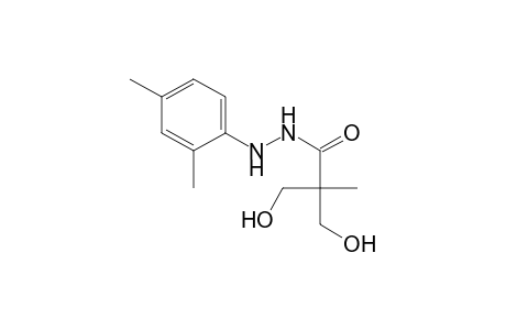 Propanoic acid, 3-hydroxy-2-(hydroxymethyl)-2-methyl-, 2-(2,4-dimethylphenyl)hydrazide