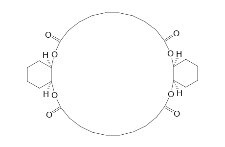 Dibenzo[b,p][1,4,15,18]tetraoxacyclooctacosin-6,15,22,31-tetrone, octacosahydro-, (4aR*,16aS*,20aR*,32aS*)-
