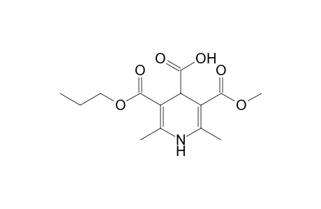 3-(Methoxycarbonyl)-2,6-dimethyl-5-(propoxycarbonyl)-1,4-dihydro-4-pyridinecarboxylic acid