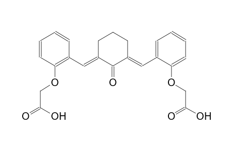 [2-((E)-{(3E)-3-[2-(carboxymethoxy)benzylidene]-2-oxocyclohexylidene}methyl)phenoxy]acetic acid