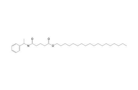 Glutaric acid, monoamide, N-(1-phenylethyl)-, octadecyl ester