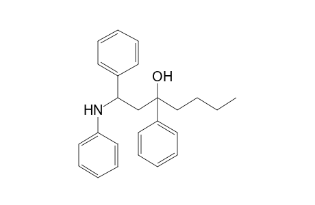 1-Anilino-1,3-diphenylheptan-3-ol