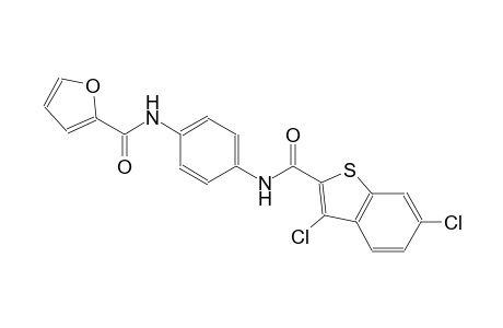 N-(4-{[(3,6-dichloro-1-benzothien-2-yl)carbonyl]amino}phenyl)-2-furamide