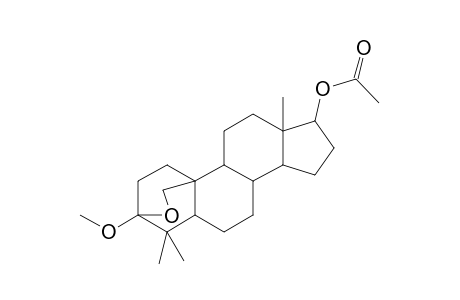 16-Oxapentacyclo[13.2.2.0(1,13).0(2,10).0(5,9)]nonadecane, 6-acetoxy-15-methoxy-5,14,14-trimethyl)