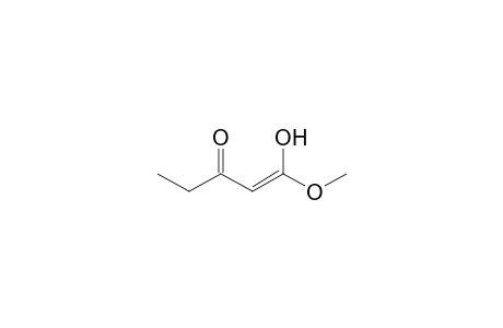 3-Oxopentanoic acid, methyl ester, enol form