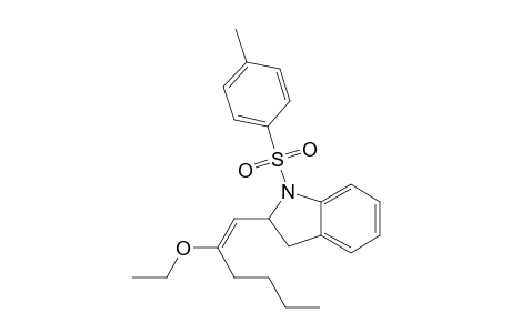 2-[(1E)-2-Ethoxyhexa-1-enyl]-1-tosylindoline