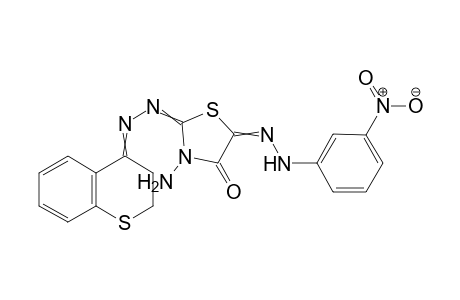 3-Amino-2-(thiochroman-4-ylideneazo)-5-(3-nitrophenylazo)-thiazol-4-one