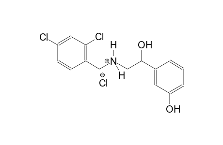 benzeneethanaminium, N-[(2,4-dichlorophenyl)methyl]-beta,3-dihydroxy-, chloride