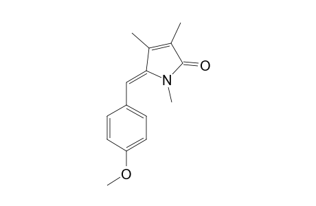Z-1,3,4-TRIMETHYL-5-(4-METHOXYPHENYLMETHYLIDENE)-3-PYRROLIN-2-ONE