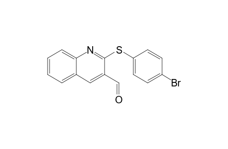 2-(4-Bromophenylthio)quinoline-3-carbaldehyde