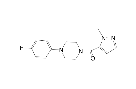1-(4-fluorophenyl)-4-[(1-methyl-1H-pyrazol-5-yl)carbonyl]piperazine