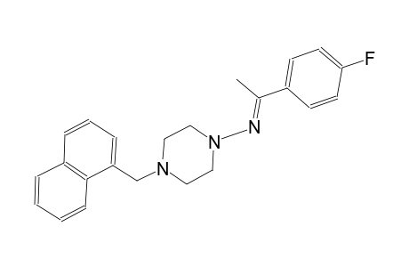 1-piperazinamine, N-[(E)-1-(4-fluorophenyl)ethylidene]-4-(1-naphthalenylmethyl)-