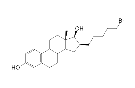 (13S,16S,17S)-16-(5-bromopentyl)-13-methyl-7,8,9,11,12,13,14,15,16,17-decahydro-6H-cyclopenta[a]phenanthrene-3,17-diol