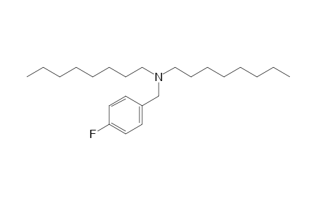 4-Fluorobenzylamine, N,N-dioctyl-