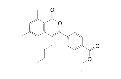 Ethyl 4-(4-n-Butyl-6,8-dimethyl-1-oxo-1H-isochromen-3-yl)benzoate