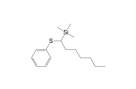 Silane, trimethyl[1-(phenylthio)heptyl]-