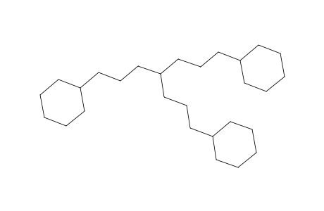 Cyclohexane, 1,1'-[4-(3-cyclohexylpropyl)-1,7-heptanediyl]bis-