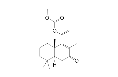 4-[(2R,4aS,8aS)-4-(1-Methoxycarbonyloxyvinyl)-3,4a,8,8-tetramethyl-1,2,4a,5,6,7,8,8a-octahydro-1H-naphthalene-2-one