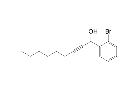 Benzenemethanol, 2-bromo-.alpha.-1-octynyl-