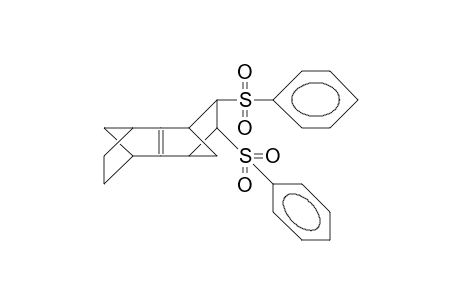 anti-exo, endo-4,5-Bis(phenylsulfonyl)-tetracyclo(6.2.1.1/3,6/.0/2,7/dodec-2(7)-ene