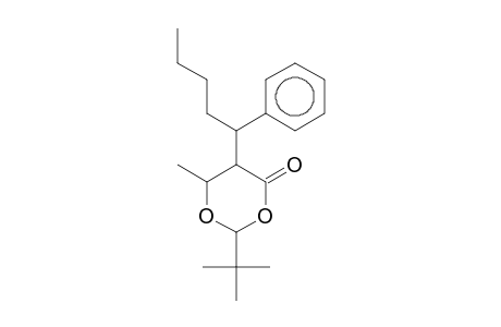 2-t-Butyl-6-methyl-5-(1-phenylpentyl)[1,3]dioxan-4-one
