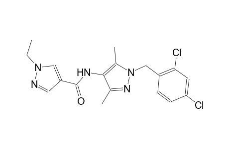 N-[1-(2,4-dichlorobenzyl)-3,5-dimethyl-1H-pyrazol-4-yl]-1-ethyl-1H-pyrazole-4-carboxamide