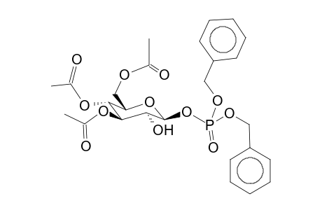 O-(3,4,6-Tri-O-acetyl-b-d-glucopyranosyl)-dibenzyl phosphate